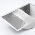 Station de copeaux de table en acier inoxydable | Adexa FFS01A