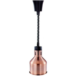 Lampe chauffante Premium Rise & Fall Dome Bronze ⌀175mm | Adexa FLB01B