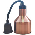 Lampe chauffante Premium Rise & Fall Dome Bronze ⌀175mm | Adexa FLB01B