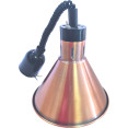 Lampe chauffante Premium Rise & Fall Dome Bronze ⌀195mm | Adexa FLF01B