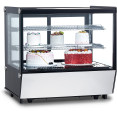 Vitrine réfrigérée de comptoir 200 litres, 2 étagères, noir et inox | Adexa FTW200Z Vitrine réfrigérée de comptoir 200 litres, 2 étagères, noir et inox | Adexa FTW200Z