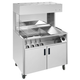 Station de maintien au chaud électrique commerciale pour aliments et frites FW10 en acier inoxydable 1000 x 700 x 1560 mm | Adexa FW10 Station de maintien au chaud électrique commerciale pour aliments et frites FW10 en acier inoxydable 1000 x 700 x 1560 mm | Adexa FW10