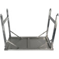 Table de travail pliante en acier inoxydable 1000x600x850mm | Adexa FW4187645