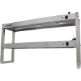 Portique de chauffage pour lampes à quartz commerciales à 2 niveaux, 1200 mm | Adexa FWL122