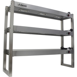 Portique de chauffage pour lampes à quartz commerciales à 3 niveaux, 1200 mm | Adexa FWL123 Portique de chauffage pour lampes à quartz commerciales à 3 niveaux, 1200 mm | Adexa FWL123