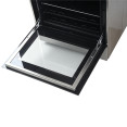 Cuisinière à gaz professionnelle 4 brûleurs en acier inoxydable avec four à gaz 600×600×850 mm | Adexa G24D084010