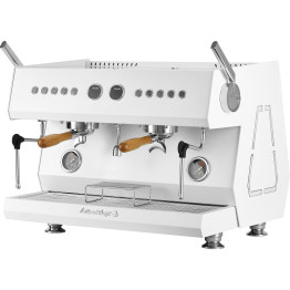 Machine à café expresso professionnelle haut de gamme 2 groupes 678 × 528 × 550 mm Blanche | Adexa LAFRANCO110