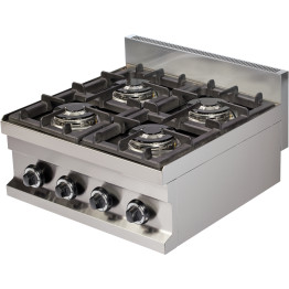 Cuisinière à gaz 4 feux 14,4kW | Adexa Hotmax 600 GC606