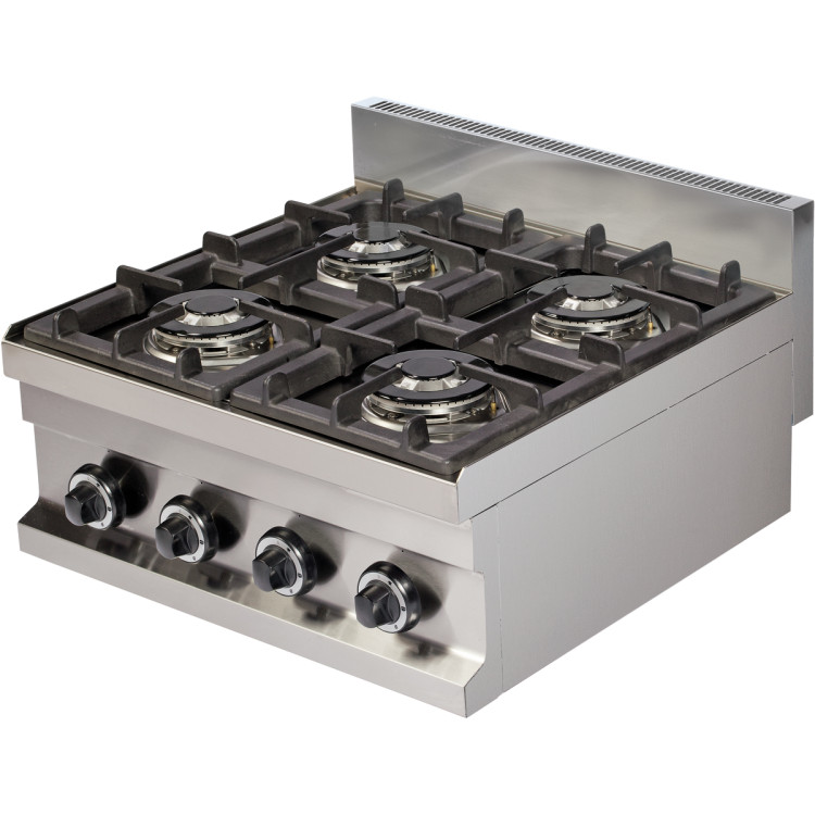 Cuisinière à gaz 4 feux 14,4kW | Adexa Hotmax 600 GC606