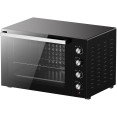 Four électrique à convection de comptoir professionnel 100 L 2800 W 70-230 °C avec minuterie et lampe témoin | Adexa GDHH104