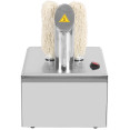 Polisseuse de verre professionnelle à 3 brosses, 220 verres/h | Adexa GFM11B3