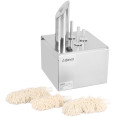 Polisseuse de verre professionnelle à 3 brosses, 220 verres/h | Adexa GFM11B3