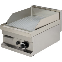 Plancha à Gaz professionnelle Rainurée 1 zone 4,8kW  | Adexa Hotmax 600 GG604G