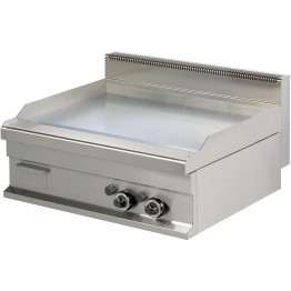 Plancha à Gaz professionnelle Chromée Lisse 2 zones 12.0kW  | Adexa Hotmax 700 GG721S