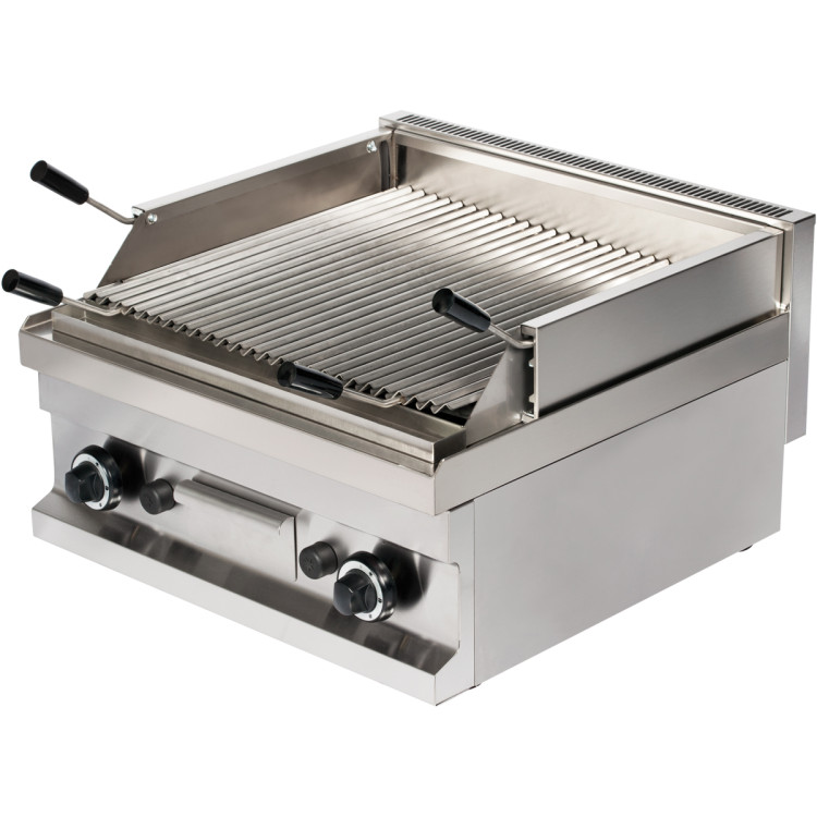 Chargrill gaz professionnel 2 zones 9.6kW  | Adexa Hotmax 600 GGL606