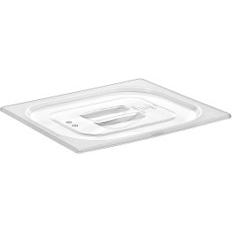 Couvercle pour Bac Gastronorme Polycarbonate GN1/2 Transparent | Adexa GNPL12