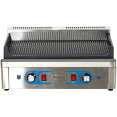 Gril électrique professionnel 1 zone 2,3 kW, plaque en fonte nervurée | Adexa GP5530EW