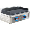 Gril électrique professionnel 1 zone 2,3 kW, plaque en fonte nervurée | Adexa GP5530EW