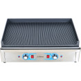 Gril électrique professionnel 2 zones 4,6 kW, plaque en fonte nervurée | Adexa GP7050EW