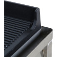 Gril électrique professionnel 2 zones 4,6 kW, plaque en fonte nervurée | Adexa GP7050EW