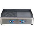 Gril électrique professionnel 2 zones 4,6 kW, plaque en fonte lisse/nervurée | Adexa GP7050EGW Gril électrique professionnel 2 zones 4,6 kW, plaque en fonte lisse/nervurée | Adexa GP7050EGW