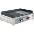 Gril électrique professionnel 2 zones 4,6 kW, plaque en fonte lisse/nervurée | Adexa GP7050EGW Gril électrique professionnel 2 zones 4,6 kW, plaque en fonte lisse/nervurée | Adexa GP7050EGW