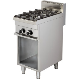Cuisinière à gaz Fond ouvert 2 feux 12,0kW | Adexa Hotmax 700 GR711