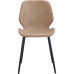 Chaise de salle à manger latérale siège en cuir PU marron clair | Adexa GSYH003LB