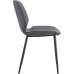 Side Dining Chair Siège en cuir PU Gris Clair | Adexa GSYH003LG