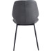 Side Dining Chair Siège en cuir PU Gris Clair | Adexa GSYH003LG