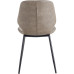 Side Dining Chair Siège en cuir PU Naturel | Adexa GSYH003N