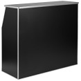 Bar pliable portable en stratifié noir | Adexa AOX202 Bar pliable portable en stratifié noir | Adexa AOX202