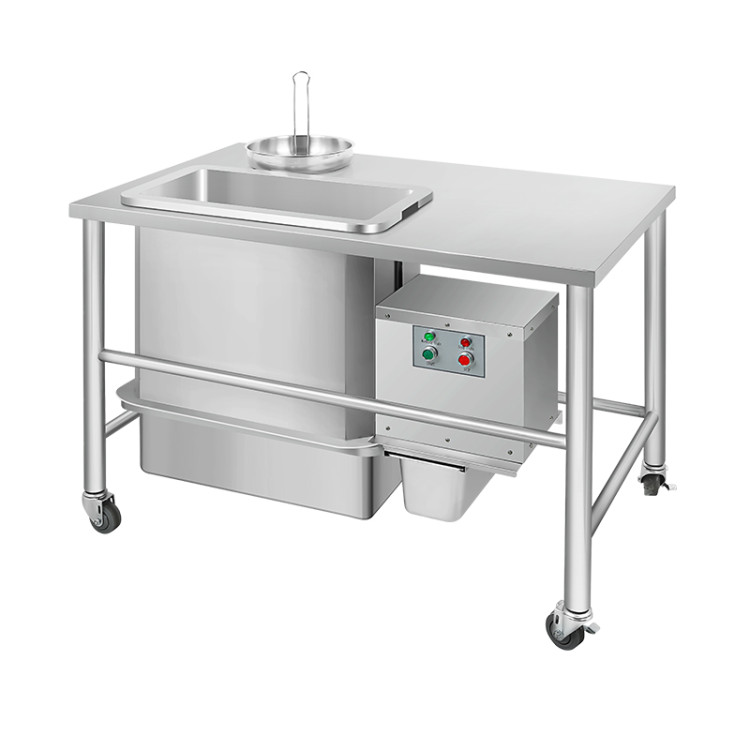 Table de panage électrique GU-1220B en acier inoxydable avec tamisage automatique 1220 x 760 x 850 mm | Adexa GU1220B