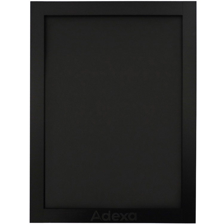 Tableau noir à cadre noir 300×400 mm | Adexa GWA208
