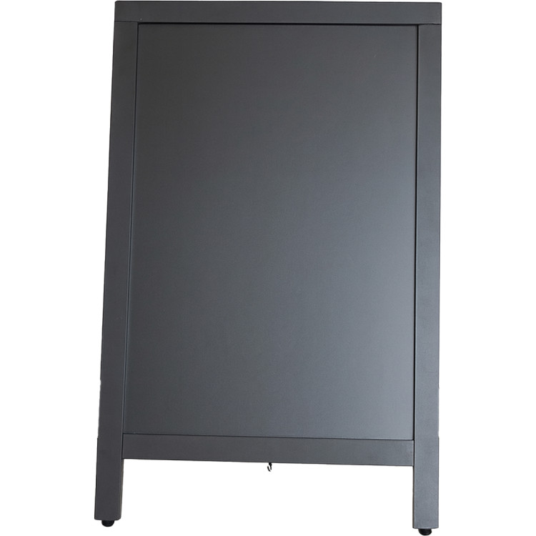 Tableau noir de trottoir simple face, cadre noir, 550 × 850 mm | Adexa GWA214 Tableau noir de trottoir simple face, cadre noir, 550 × 850 mm | Adexa GWA214