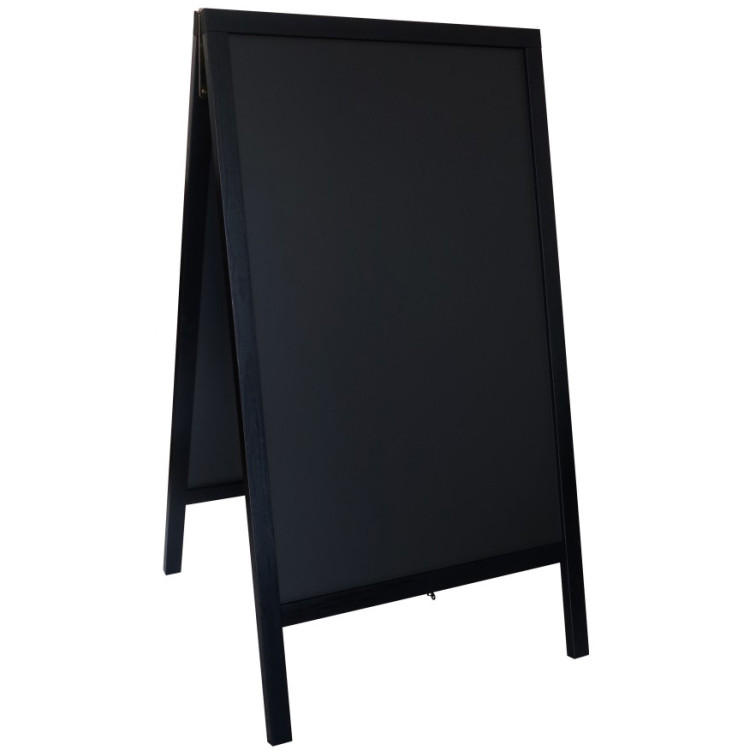 Tableau noir pour trottoir, cadre noir, 710 × 690 × 1252 mm | Adexa GWA224