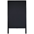 Tableau noir pour trottoir, cadre noir, 710 × 690 × 1252 mm | Adexa GWA224