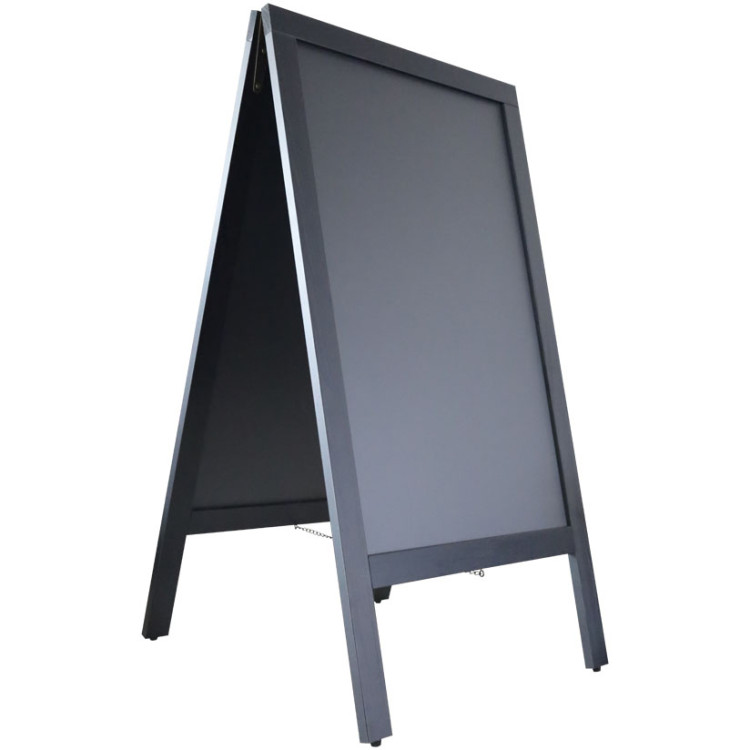 Tableau noir de trottoir, cadre noir, 700 × 1300 mm | Adexa GWA228 Tableau noir de trottoir, cadre noir, 700 × 1300 mm | Adexa GWA228