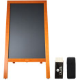 Tableau noir de trottoir, cadre en hêtre, 700 × 1300 mm | Adexa GWA230 Tableau noir de trottoir, cadre en hêtre, 700 × 1300 mm | Adexa GWA230
