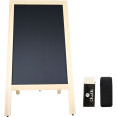 Tableau noir de trottoir, cadre naturel 700×1300 mm | Adexa GWA232 Tableau noir de trottoir, cadre naturel 700×1300 mm | Adexa GWA232