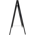 Tableau noir de trottoir à cadre noir, surface ouverte, 700 × 1300 mm | Adexa GWA234 Tableau noir de trottoir à cadre noir, surface ouverte, 700 × 1300 mm | Adexa GWA234