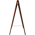 Tableau noir de trottoir à cadre marron, surface ouverte, 700 × 1300 mm | Adexa GWA236 Tableau noir de trottoir à cadre marron, surface ouverte, 700 × 1300 mm | Adexa GWA236