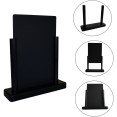 Tableau noir de table avec cadre noir 200×60×233 mm | Adexa GWA250