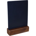 Ensemble de 4 tableaux noirs de table, cadre en chêne foncé, 105 × 40 × 175 mm | Adexa GWA262 Ensemble de 4 tableaux noirs de table, cadre en chêne foncé, 105 × 40 × 175 mm | Adexa GWA262