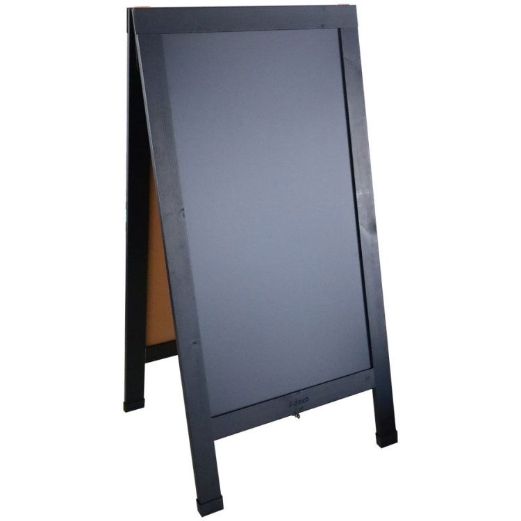 Tableau noir magnétique pour trottoir, cadre noir, 610 x 1219 mm (24 x 48 po) | Adexa GWA272 Tableau noir magnétique pour trottoir, cadre noir, 610 x 1219 mm (24 x 48 po) | Adexa GWA272