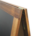 Tableau noir magnétique pour trottoir, cadre marron, 610 x 1219 mm (24 x 48 po) | Adexa GWA274