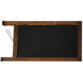 Tableau noir magnétique pour trottoir, cadre marron, 610 x 1219 mm (24 x 48 po) | Adexa GWA274