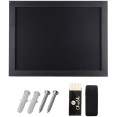 Tableau noir mural magnétique, cadre noir, 610 × 914 mm (24 × 36 po) | Adexa GWA288