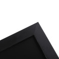 Tableau noir mural magnétique, cadre noir, 610 × 914 mm (24 × 36 po) | Adexa GWA288