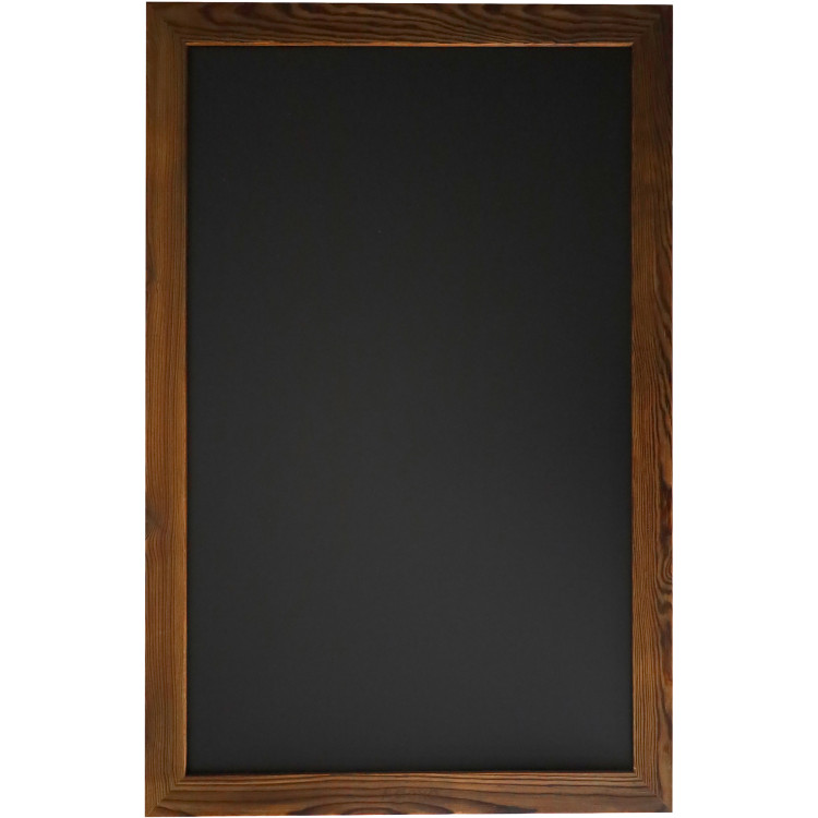 Tableau noir mural magnétique, cadre marron, 610 x 914 mm (24 x 36 po) | Adexa GWA290